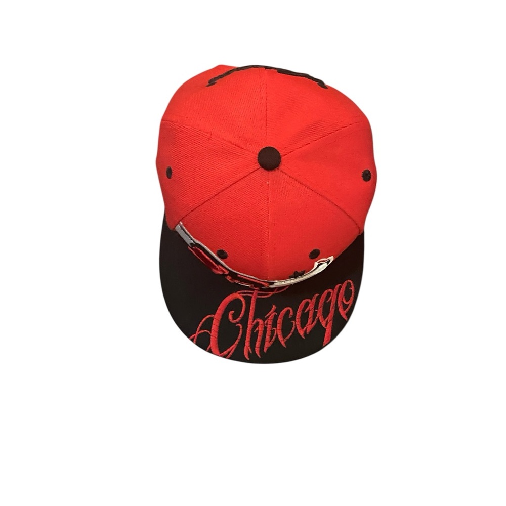 Red and Black Chicago Cap